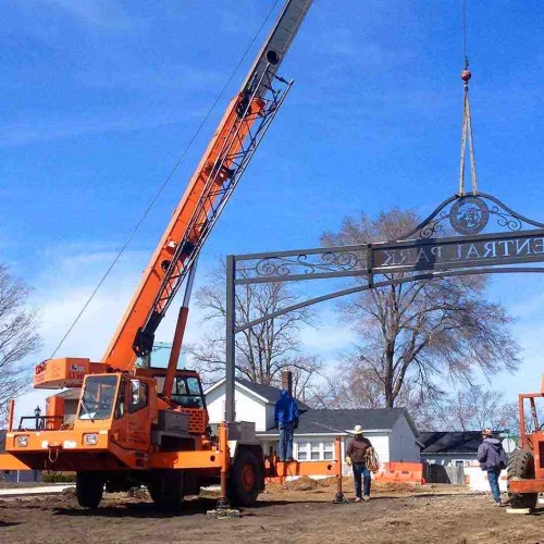 Ornamental steel